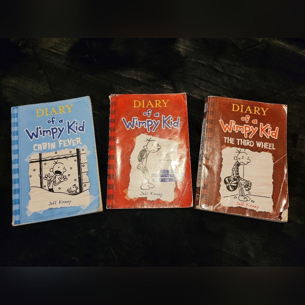 Diary of a Wimpy Kid Set of 3 Books